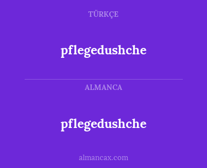 pflegedushche - pflegedushche