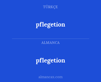pflegetion - pflegetion