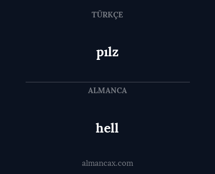 pılz - hell
