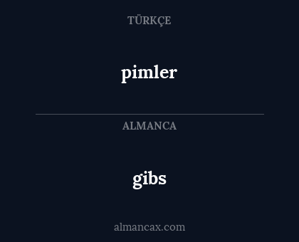 gibs - pimler