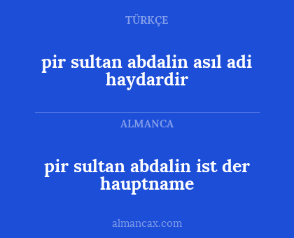 pir sultan abdalin ist der hauptname - pir sultan abdalin asıl adi haydardir