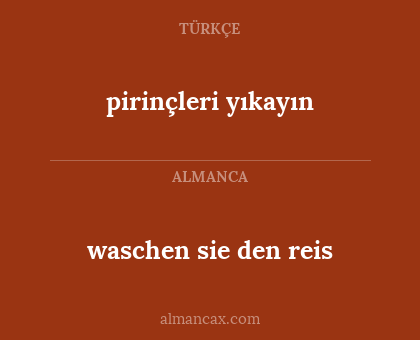 waschen sie den reis - pirinçleri yıkayın