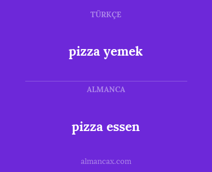 pizza essen - pizza yemek