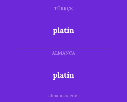 platin - platin