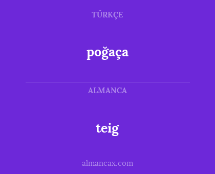 poğaça - teig