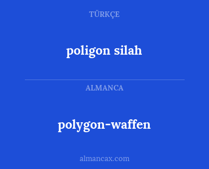 polygon-waffen - poligon silah