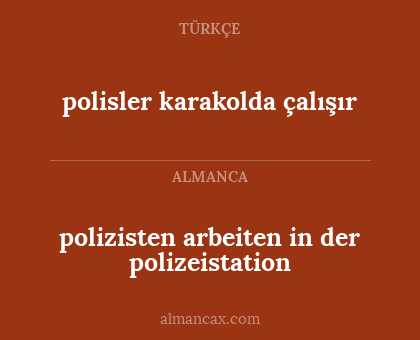 polisler karakolda çalışır - polizisten arbeiten in der polizeistation