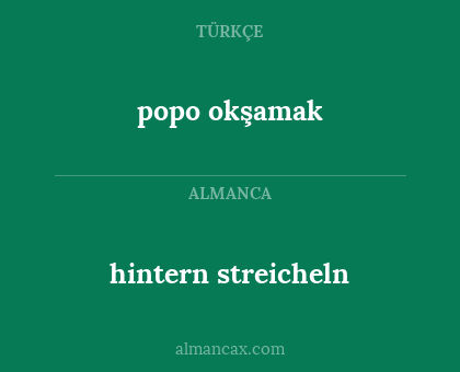 popo okşamak - hintern streicheln