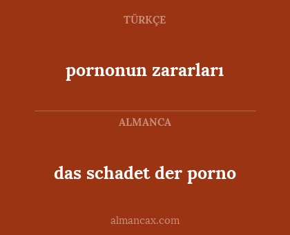 das schadet der porno - pornonun zararları