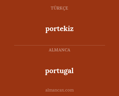 portekiz - portugal