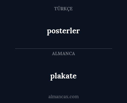 plakate - posterler