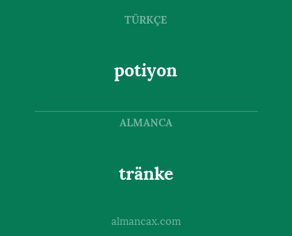potiyon - tränke