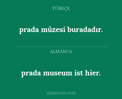 prada müzesi buradadır. - prada museum ist hier.