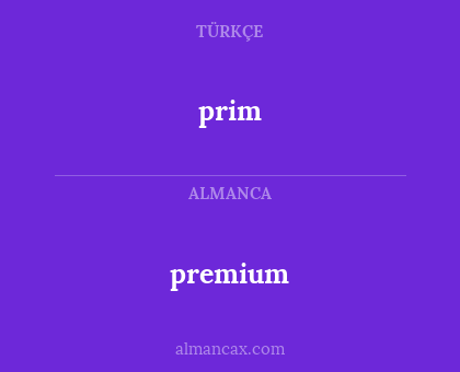 premium - prim