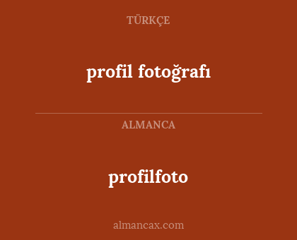 profil fotoğrafı - profilfoto