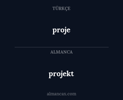projekt - proje