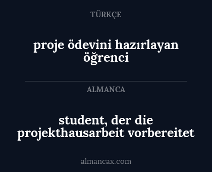 proje ödevini hazırlayan öğrenci - student, der die projekthausarbeit vorbereitet