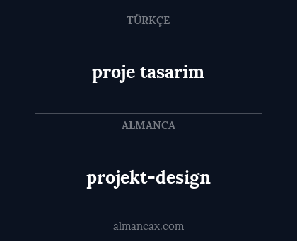 projekt-design - proje tasarim