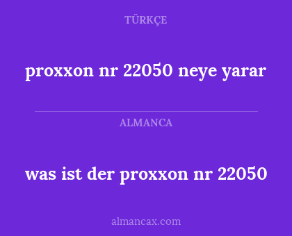 was ist der proxxon nr 22050 - proxxon nr 22050 neye yarar