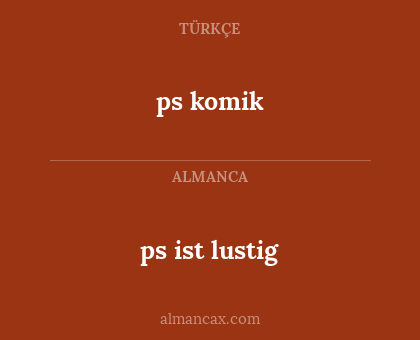 ps komik - ps ist lustig