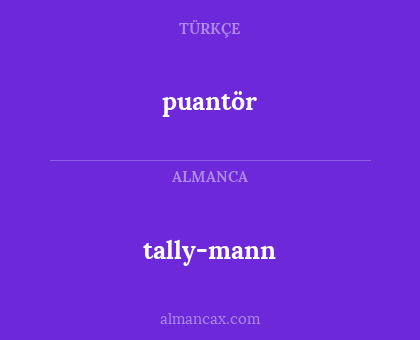 tally-mann - puantör