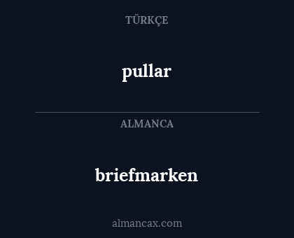 briefmarken - pullar