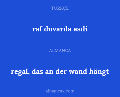 raf duvarda asıli - regal, das an der wand hängt