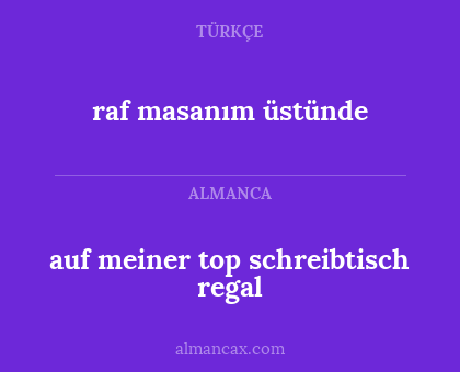 raf masanım üstünde - auf meiner top schreibtisch regal