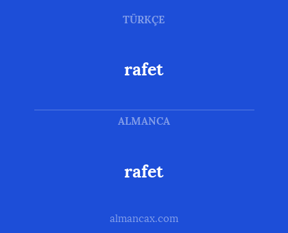 rafet - rafet