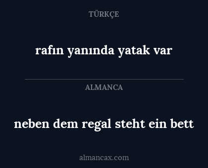 rafın yanında yatak var - neben dem regal steht ein bett