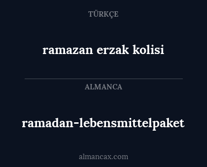 ramadan-lebensmittelpaket - ramazan erzak kolisi