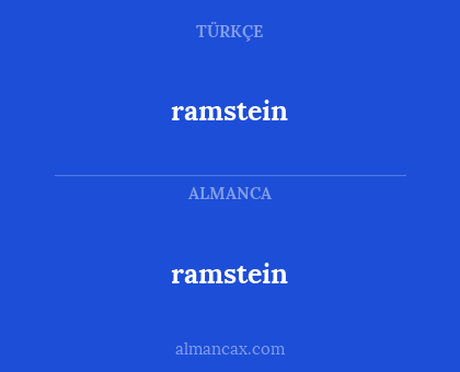 ramstein - ramstein