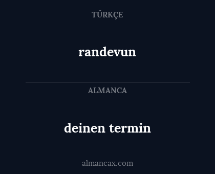 randevun - deinen termin