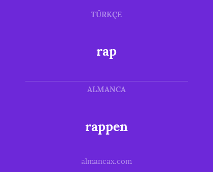 rappen - rap