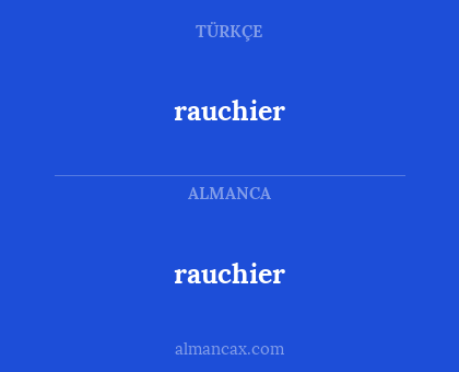 rauchier - rauchier