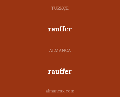 rauffer - rauffer