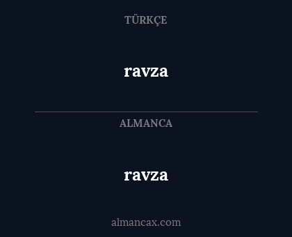 ravza - ravza