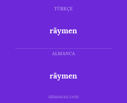 räymen - räymen