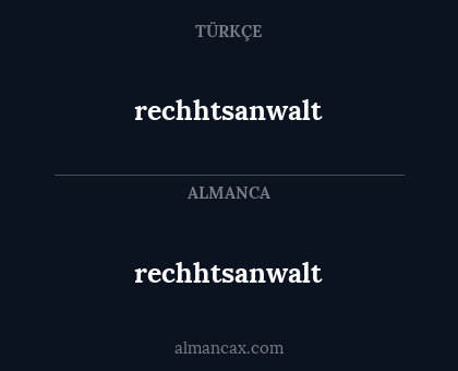 rechhtsanwalt - rechhtsanwalt