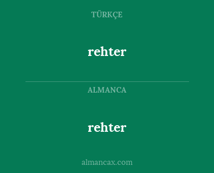 rehter - rehter