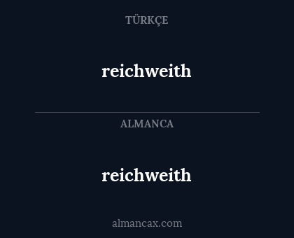 reichweith - reichweith
