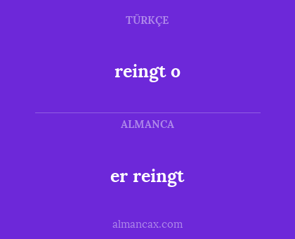 er reingt - reingt o