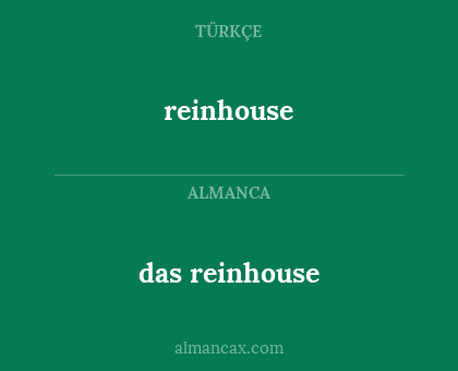 reinhouse - das reinhouse