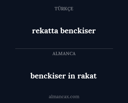 rekatta benckiser - benckiser in rakat