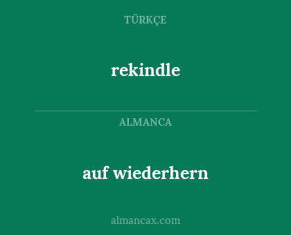 rekindle - auf wiederhern