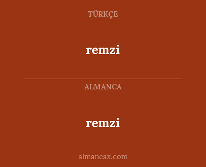 remzi - remzi