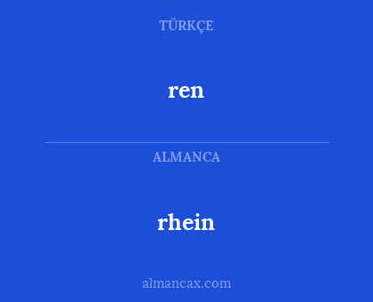 ren - rhein