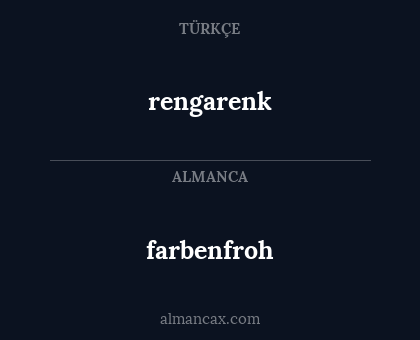 rengarenk - farbenfroh
