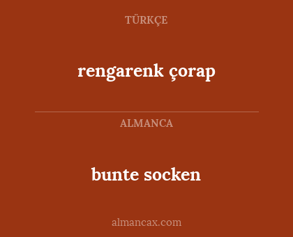 bunte socken - rengarenk çorap