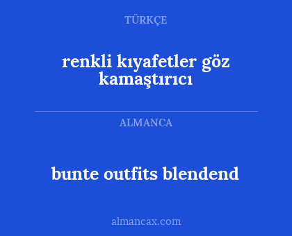 renkli kıyafetler göz kamaştırıcı - bunte outfits blendend